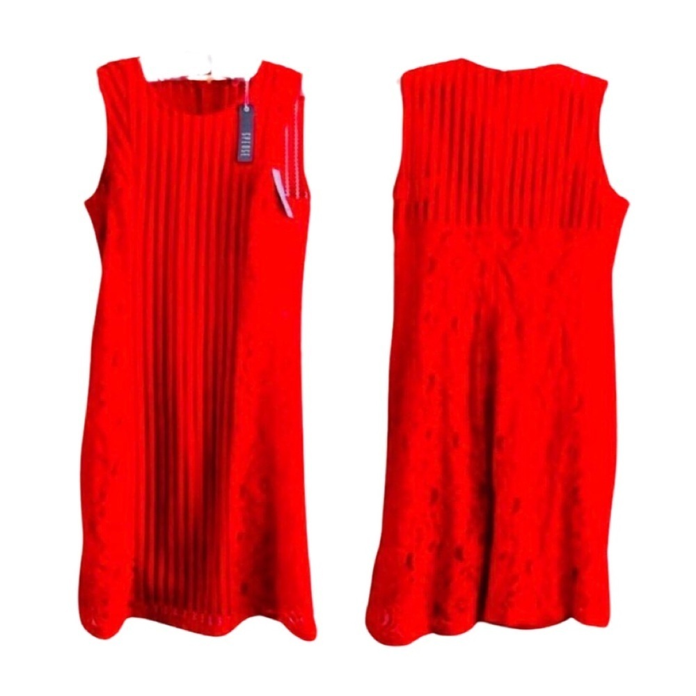 Spense Red Flame Flapper-Style Pajama Dress Size 4 Nwt